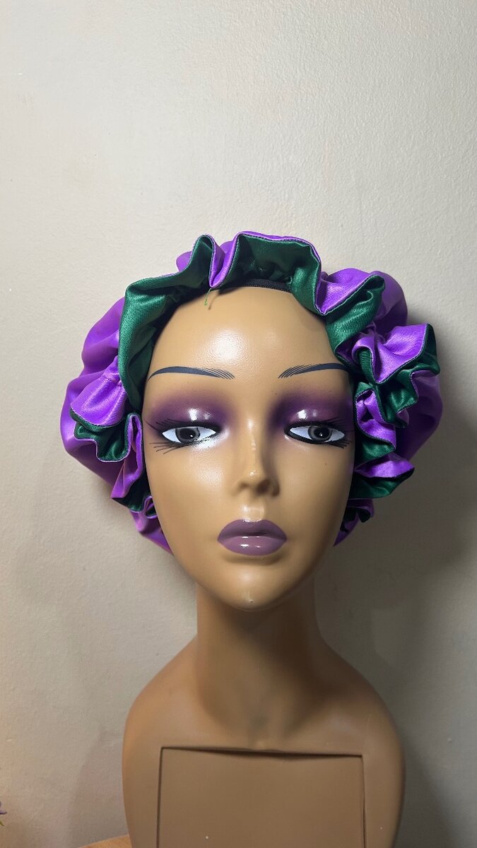 2in1 Elastic hair bonnet