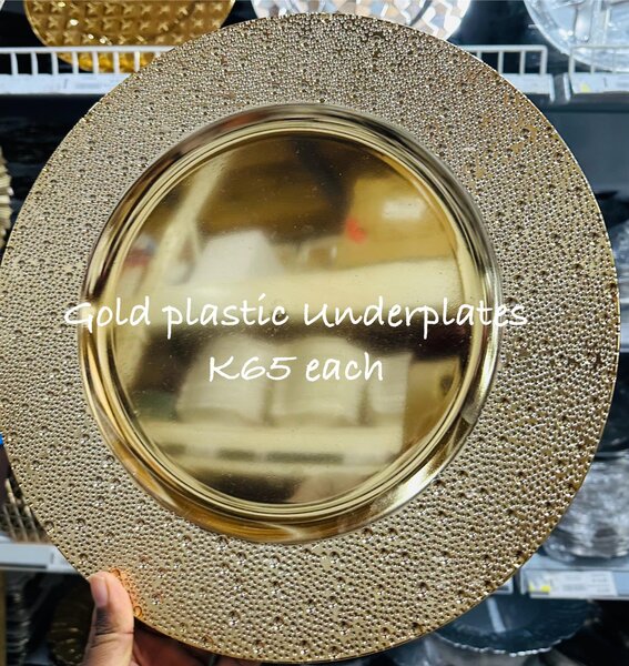 Plastic gold Underplates