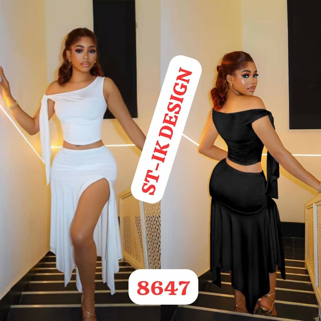 Robe élégante à une épaule