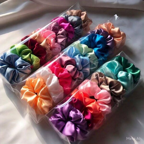 Lot de chouchous colorés