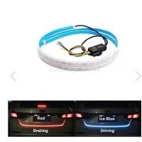 Car Rear Trunk Tail LED Strip Lighting Light Dynamic Streamer Warning Light Brake Turn Signal