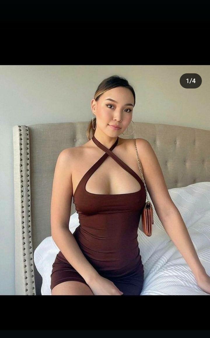 Robe élégante sans manches marron