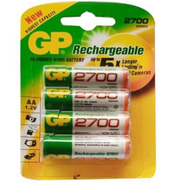 Piles Rechargeables GP AA NiMH