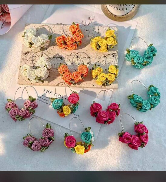 Handmade Floral Earrings