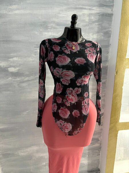 Floral Sheer Bodysuit