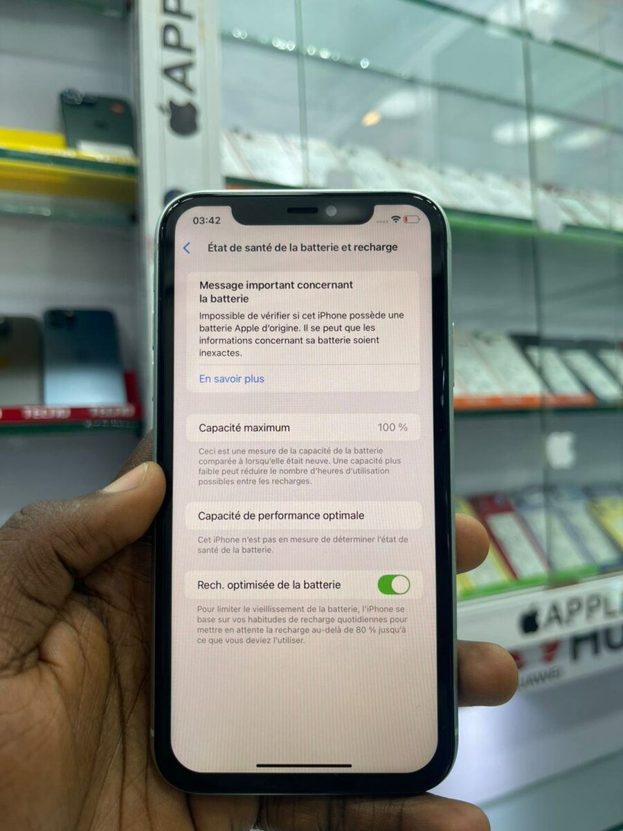 iPhone 11 64giga sans face ID