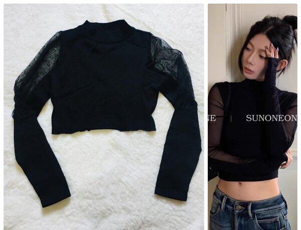 Salaula crop tops and tops