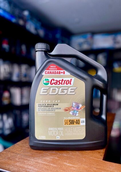 Castrol Egde 5W40 ( EURA CARS) Imported from Canada