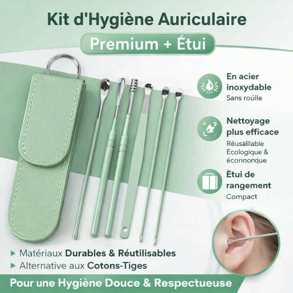 Kit de nettoyage doreilles