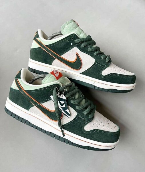 Sneakers Nike vert et blanc