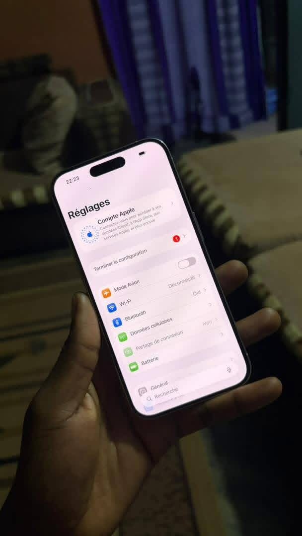 iPhone 15 Pro Blanc 256 Go