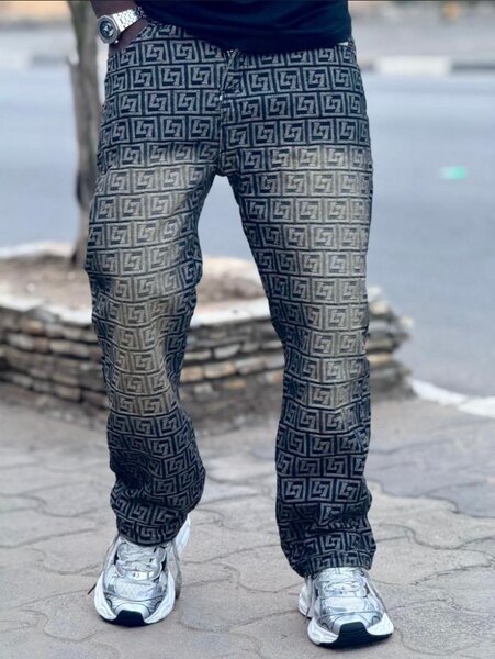 Jean imprimé tendance