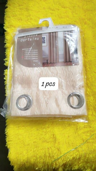 Rideau Beige avec Œillets