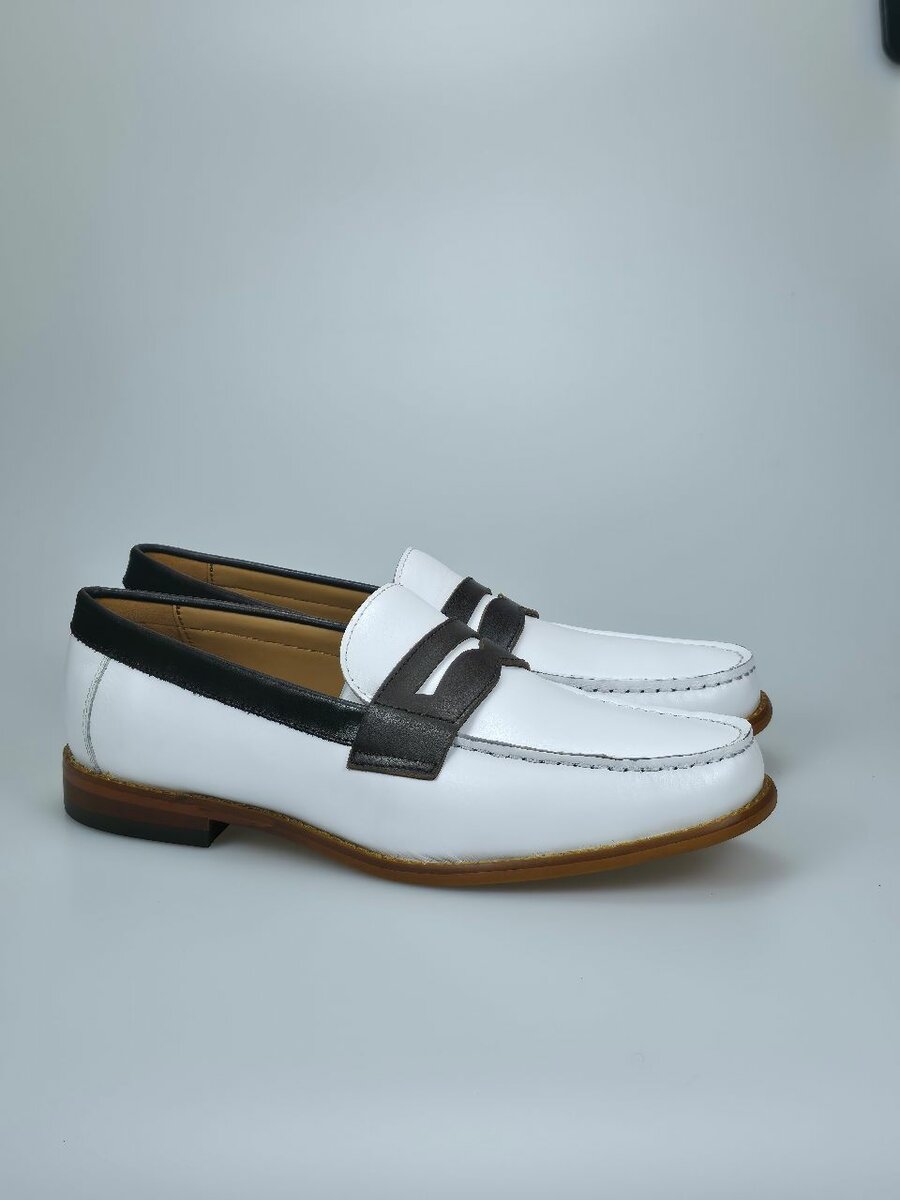 Mocassins élégants en cuir