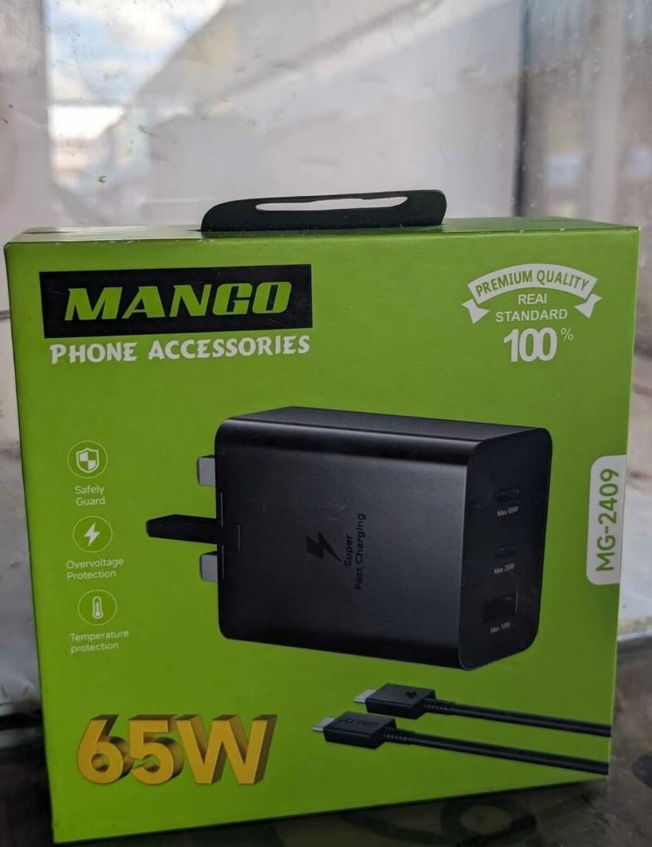 MANGO TYPE C FULL CHARGER 65W