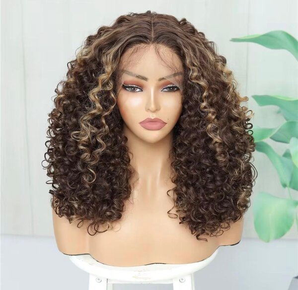 Perruque Bouclée Synthétique