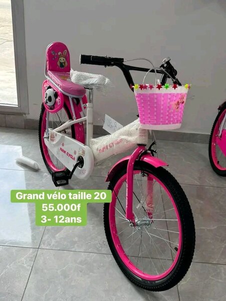Vélo Enfant Rose 20"