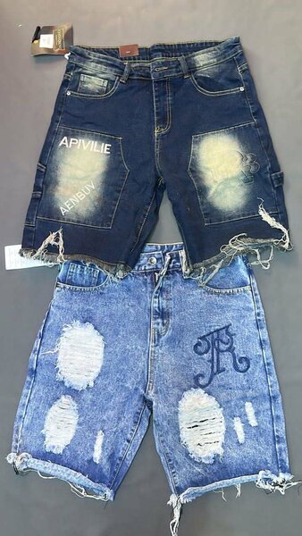 Shorts en jean déchirés tendance pour hommes