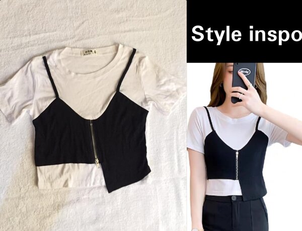 Salaula crop tops and tops