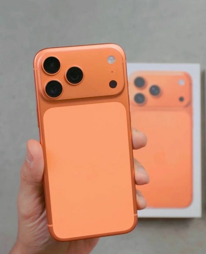IPhone 17 orange moderne