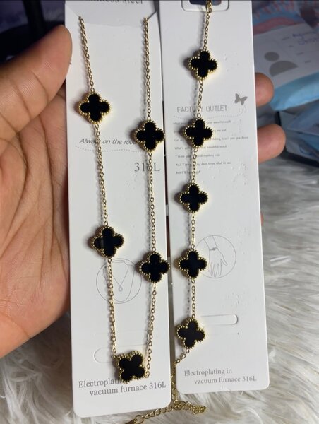 Ensemble fleur  acier inox