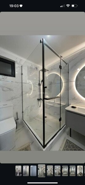 Душевые кабинки и лофт перегородки