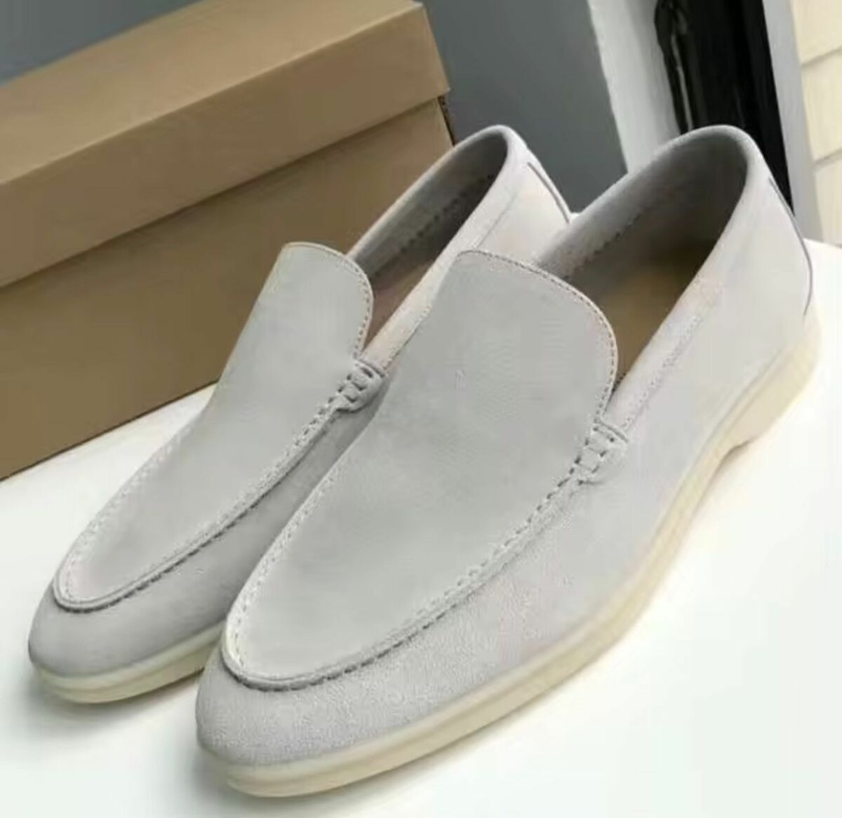 Mocassins en daim élégants