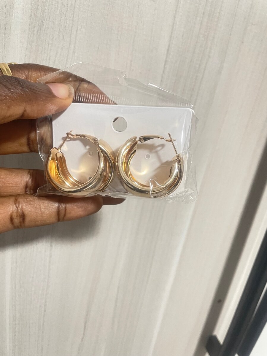 Boucles d'oreilles créoles dorées