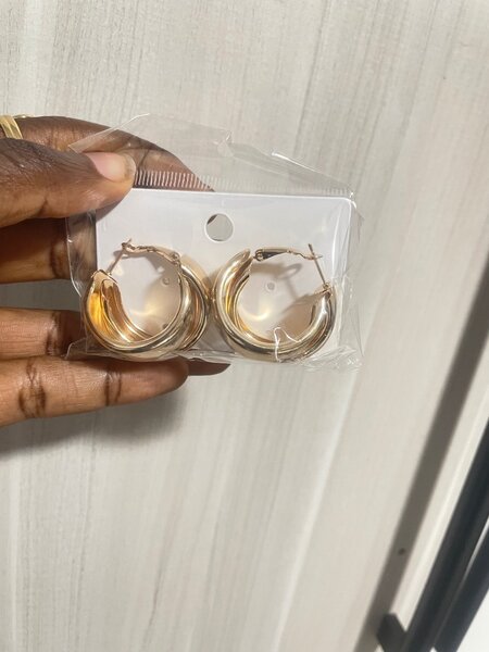 Boucles d'oreilles créoles dorées