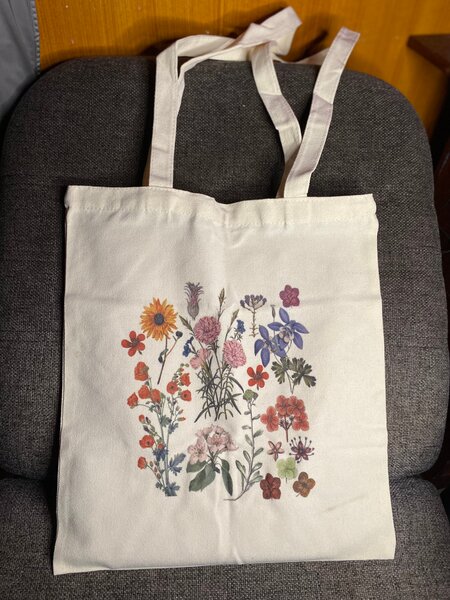 Sac fourre-tout en toile imprimée