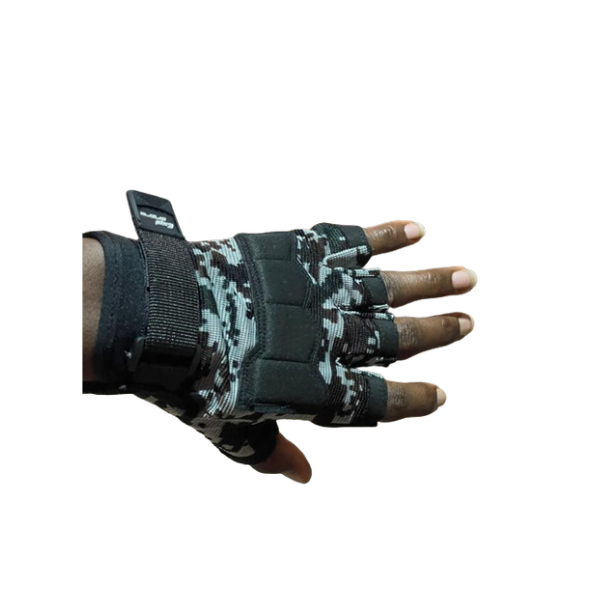 Quality leather hand gloves for gym, motor riding