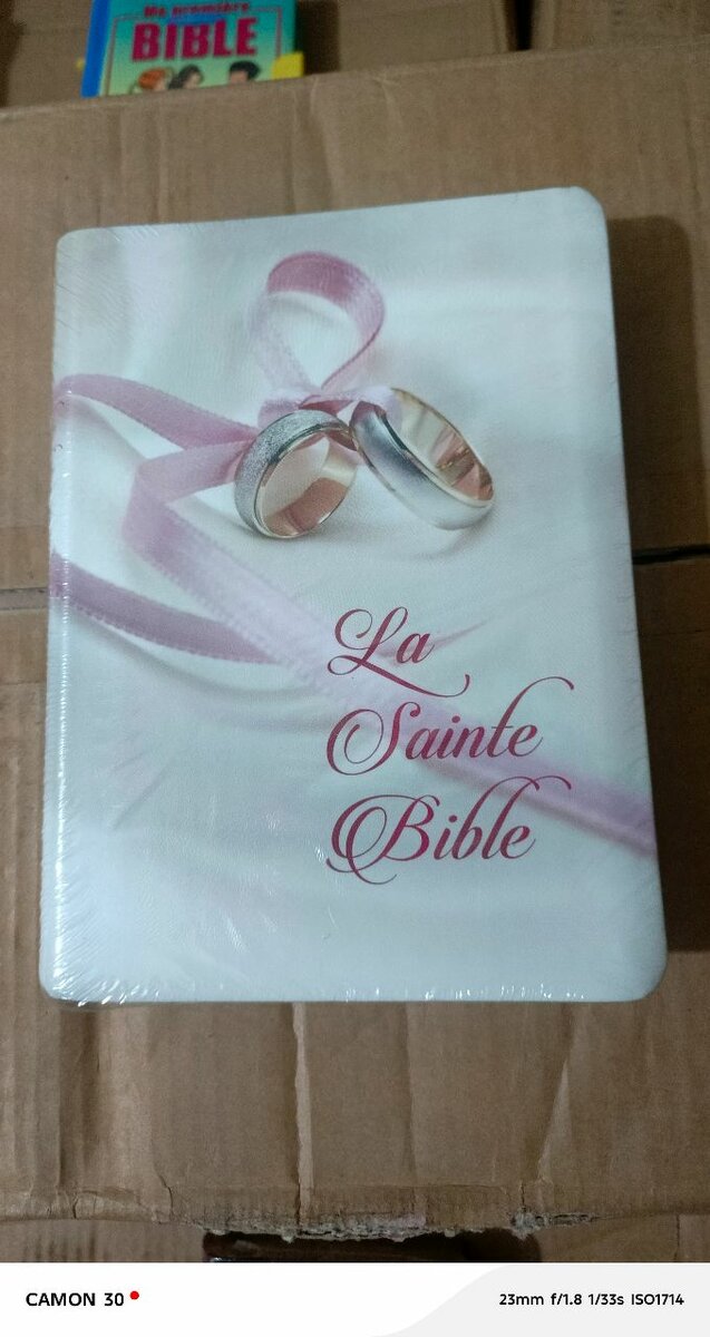 Bible Sainte Couverture Cadeau