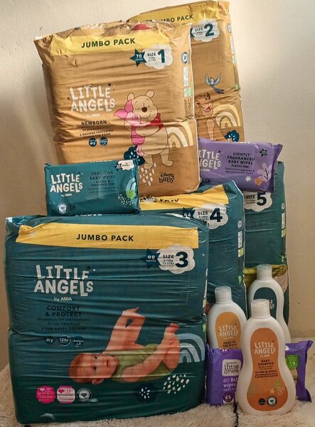 Baby diapers and wipes