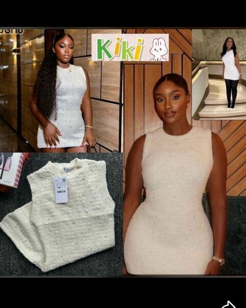 Robe sans manches élégante