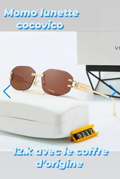 Lunettes de soleil luxe 12K