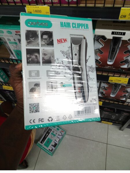 Tondeuse professionnelle sans fil 2000mA IPX6