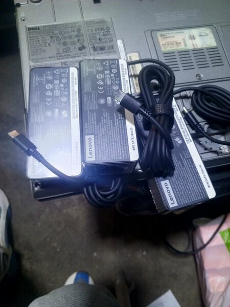Laptop type c chargers availab
