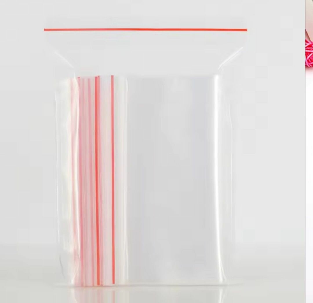 Sachets refermables transparents