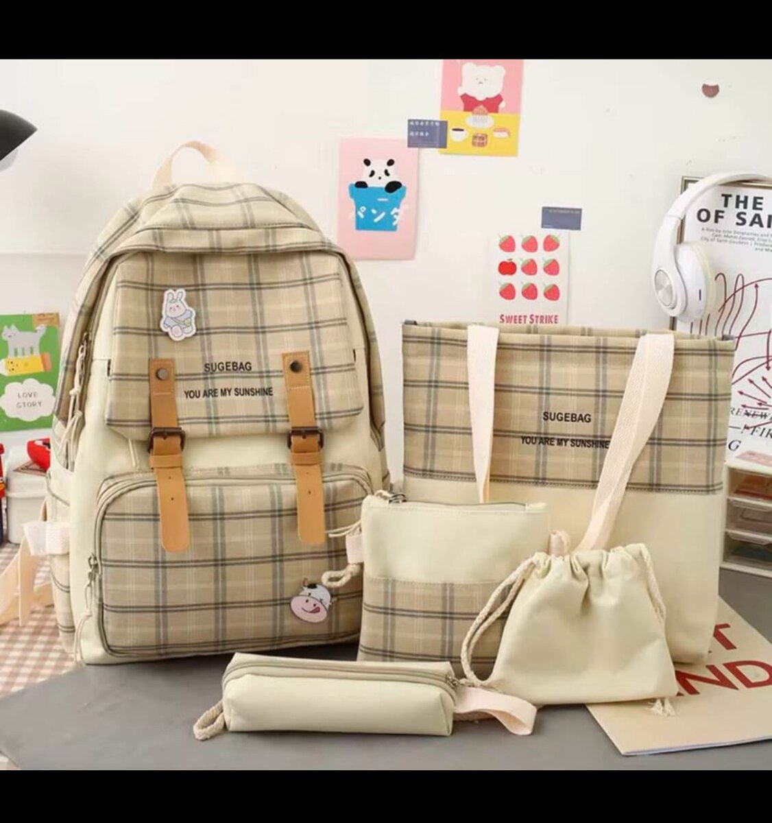 sacs à dos fille 5 pièces