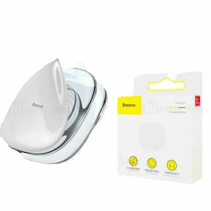 Baseus 2 in 1 Silicone Gel Pad Mobile Holder with USB Earpho