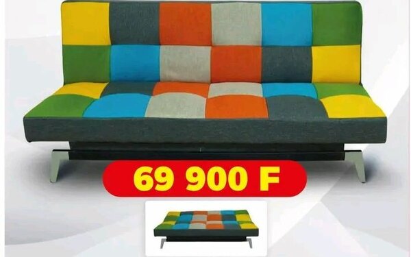 Canapé-lit multicolore design