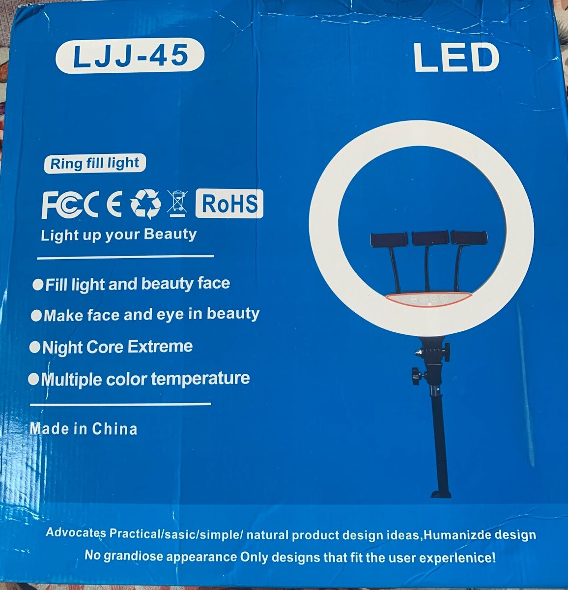 Ring Light  18" LED Without Stand