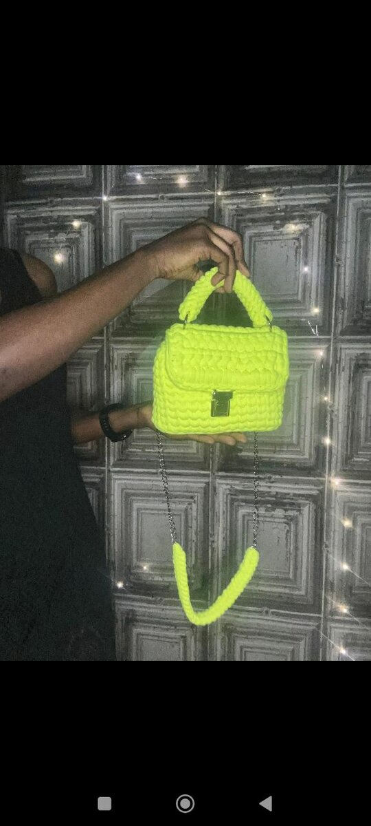 Sac bandoulière crochet