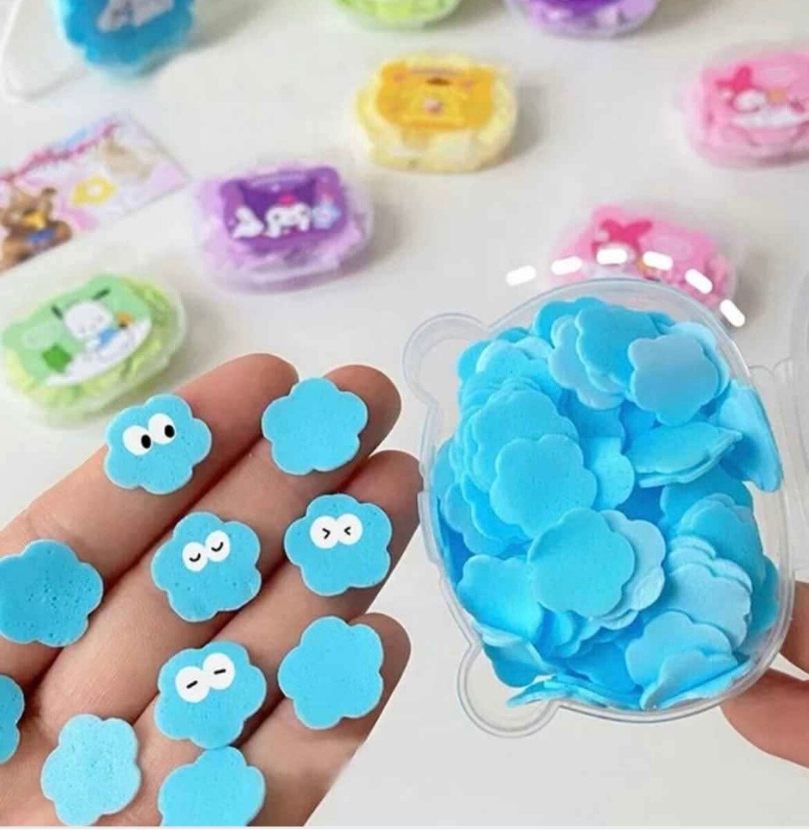 Pétales de fleurs  savonneuses