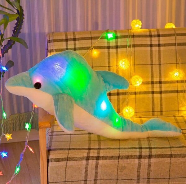 Peluche daupin lumineuse