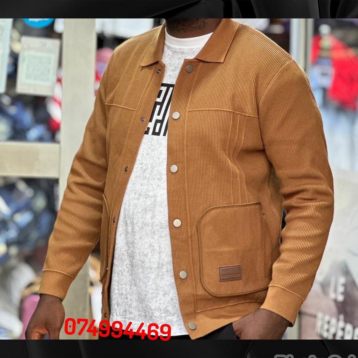 Veste Homme Style Urbain