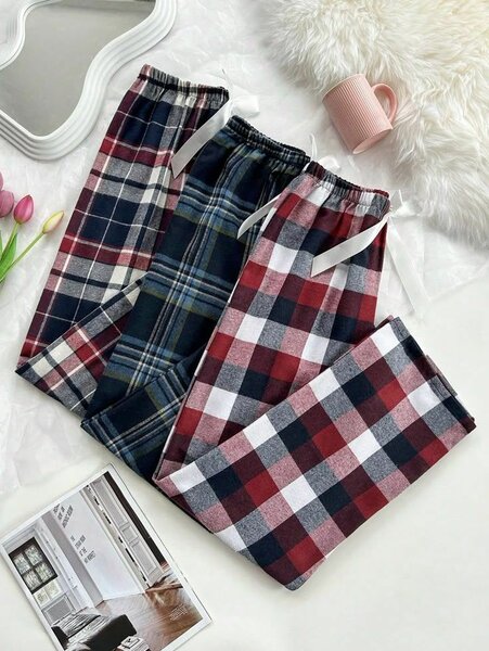 Pantalons de pyjama à carreaux