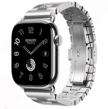 Montre connectée argent élégante