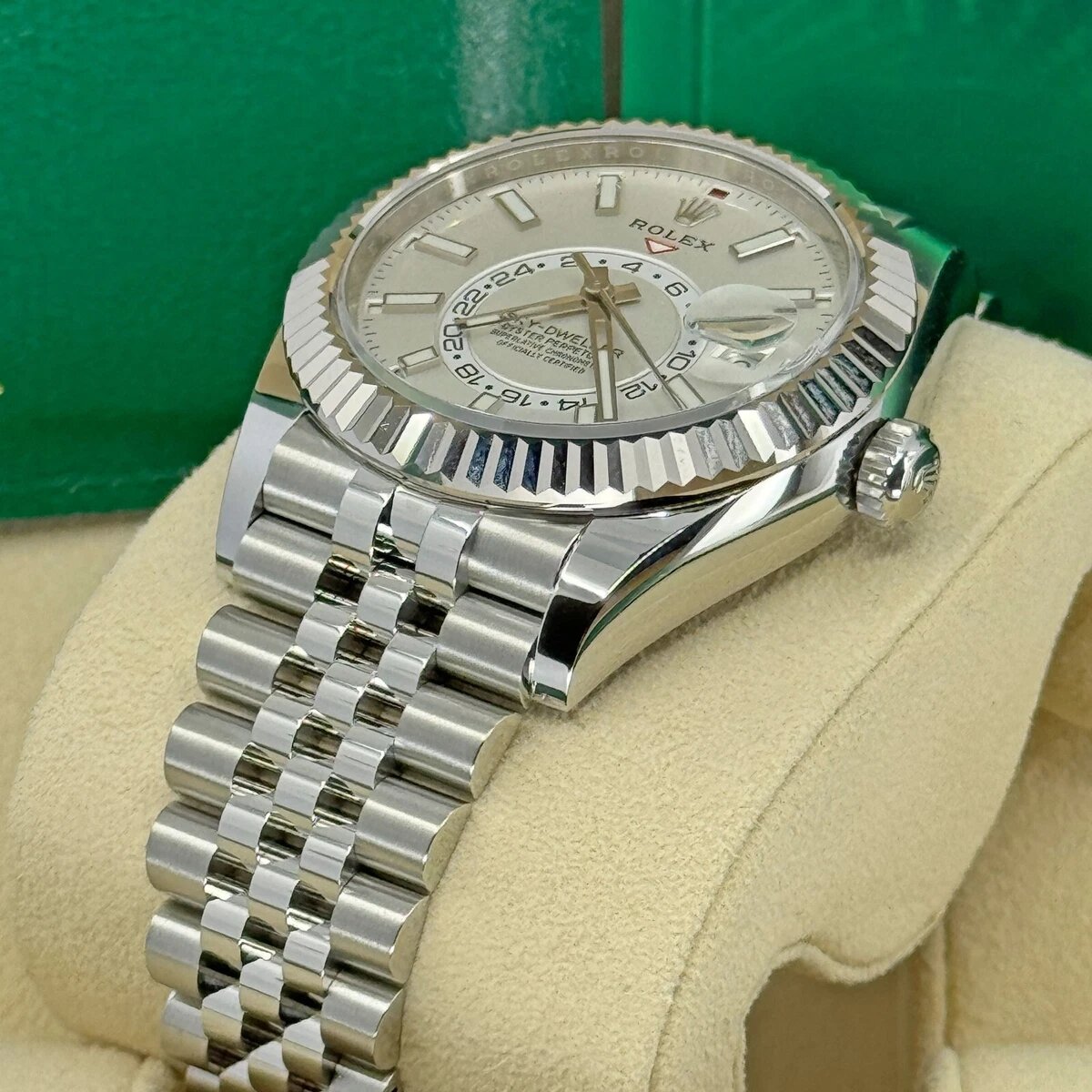 Montre Rolex automatique Blanc