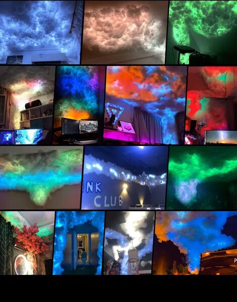 Plafonnier LED Nuage Ambiance